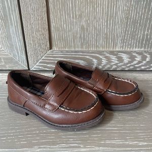 Carters Toddler boys brown dress shoes